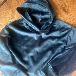 Athleta Girl Soft Blue/Teal Cropped Hoodie & Leggings